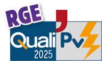 RGE QualiPV 2025 - Certification photovoltaïque